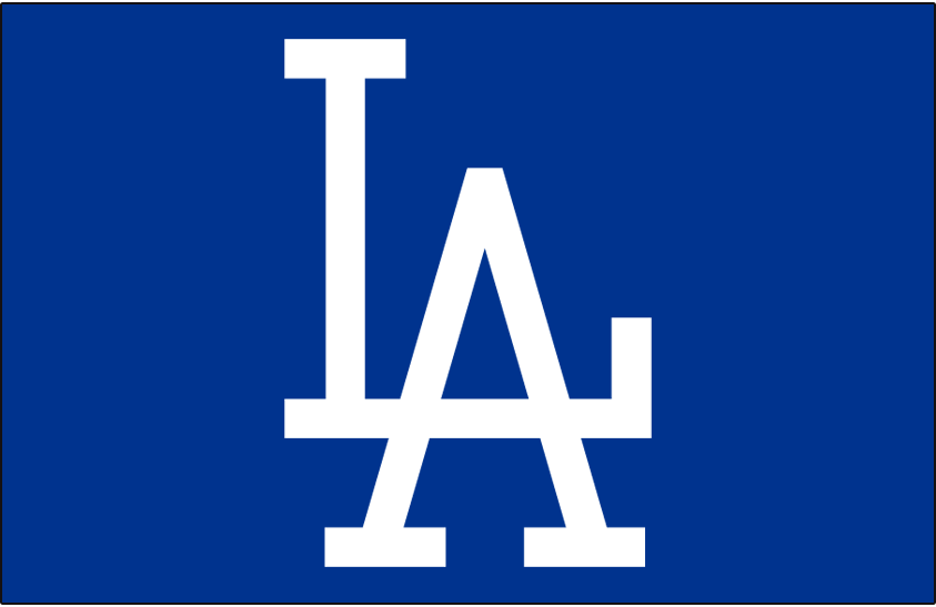 Los Angeles Dodgers 1958-1971 Cap Logo iron on paper